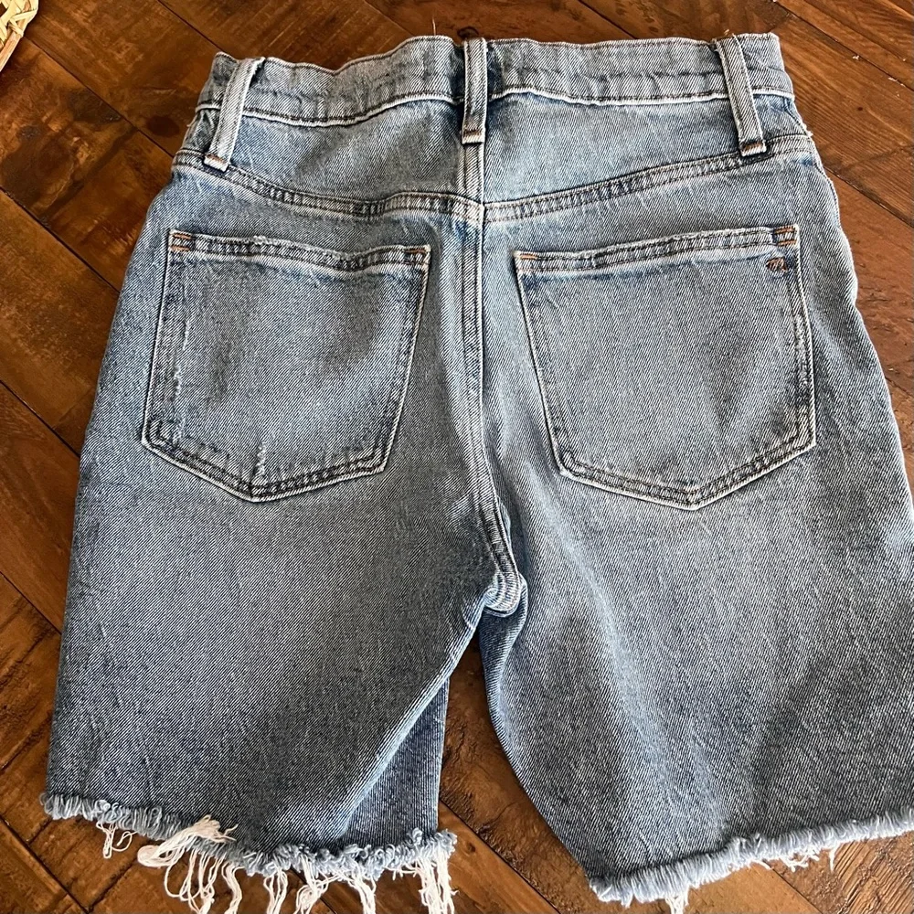 Madewell High Rise Mid Length‎ Denim Shorts